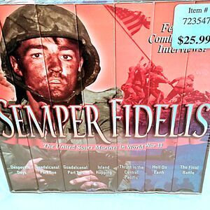 Semper Fidelis: The United States Marines in World War II 7 VHS Box Set